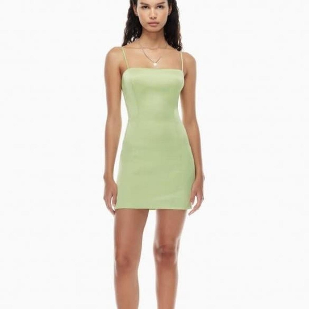 Sunday Best Green Shimmer Dress